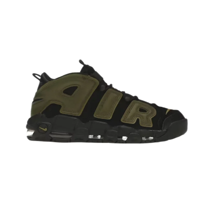 Nike Nike Air More Uptempo Triple Black Sneakers Black - 1