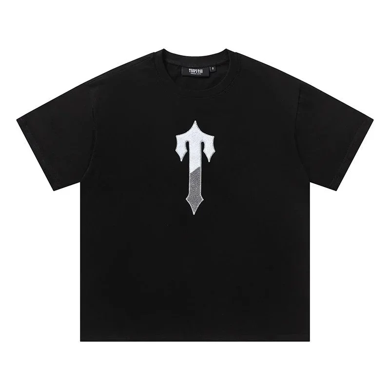 Trapstar Trapstar T-Shirt Black White Logo Black - 1