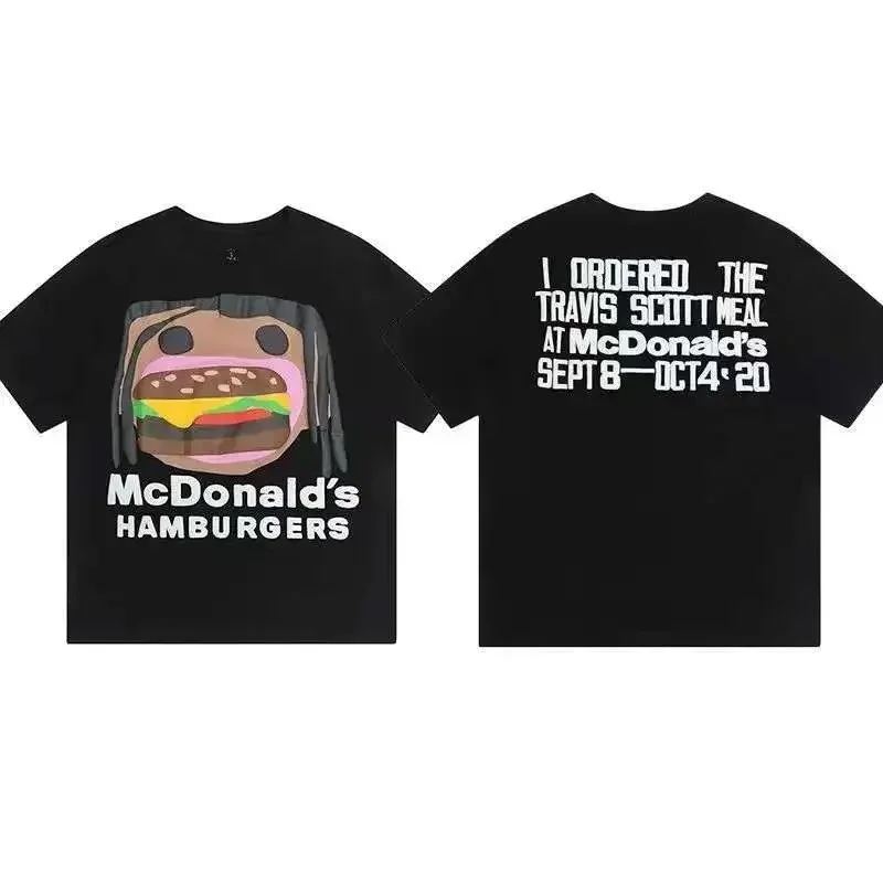 Other Black 'I Ordered the Travis Scott Meal' T-Shirt Black - 1