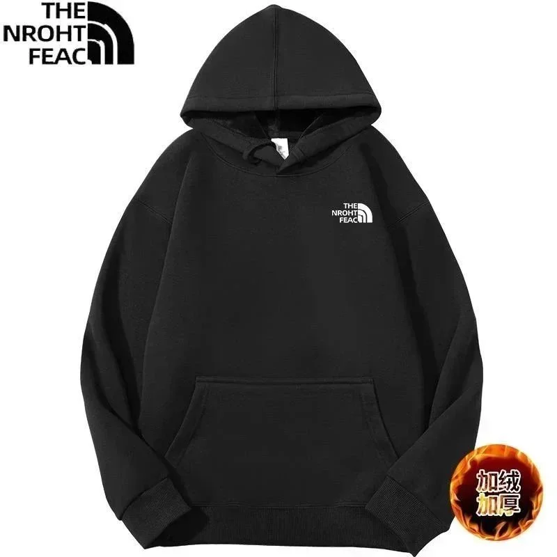 The North Face The North Face Black Hoodie with Logo Pocket Black - 1