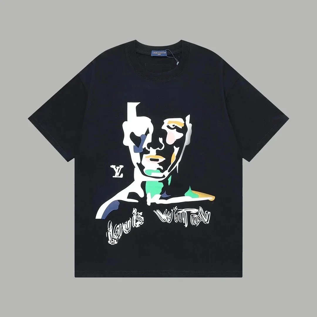 Louis Vuitton Louis Vuitton Abstract Face T-Shirt Black Black