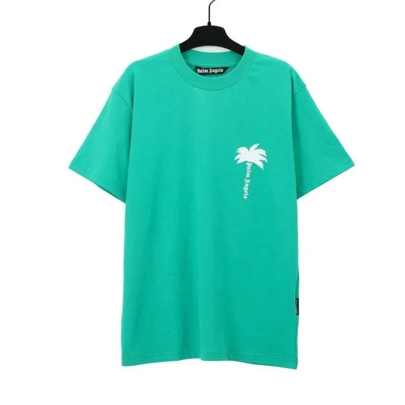 Palm Angels Palm Angels Green Palm Tree T-Shirt Green - 1