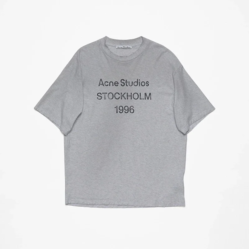Acne Studios Acne Studios Stockholm 1996 Grey T-Shirt Grey - 1