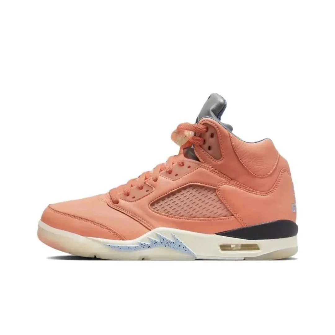 Jordan Nike Air Jordan 5 'Sail/University Red' Sneakers Red - 1
