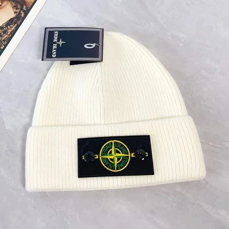 Stone Island Stone Island Beanie White Headwear White
