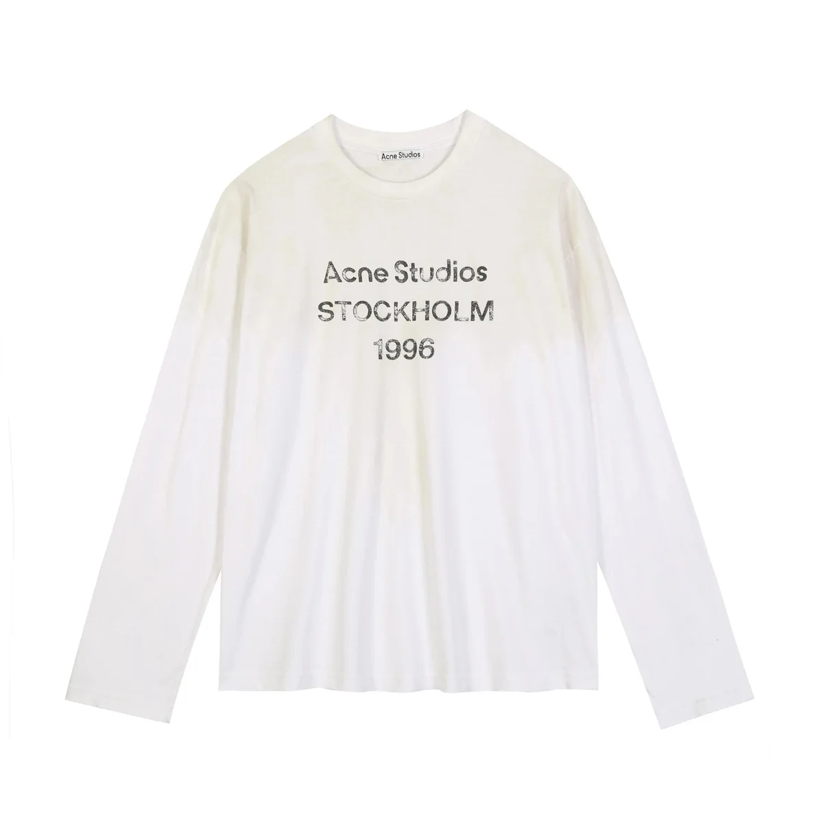 Acne Studios Acne Studios Stockholm 1996 White Long-Sleeve T-Shirt White - 1