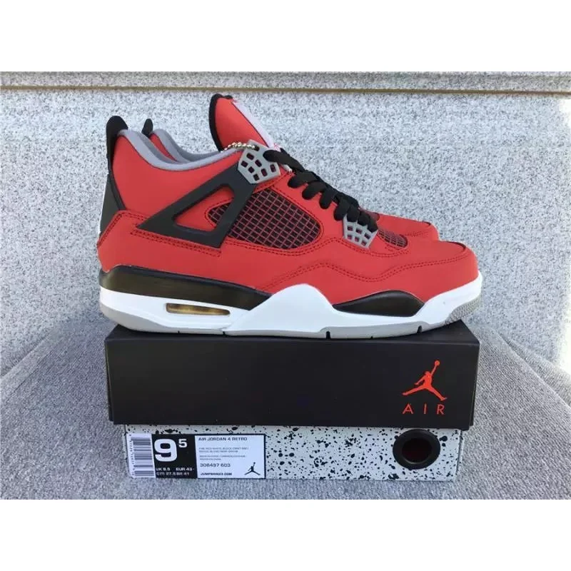 Nike Air Jordan 4 Fire Red Sneakers