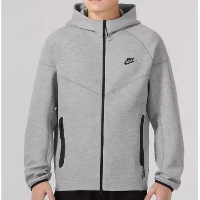 Nike Nike Tech Fleece Men's Grey Hoodie Jacket Grey - 1