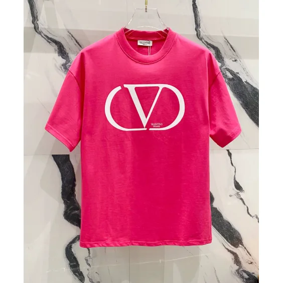 Valentino Valentino VLogo Pink T-Shirt Pink - 1