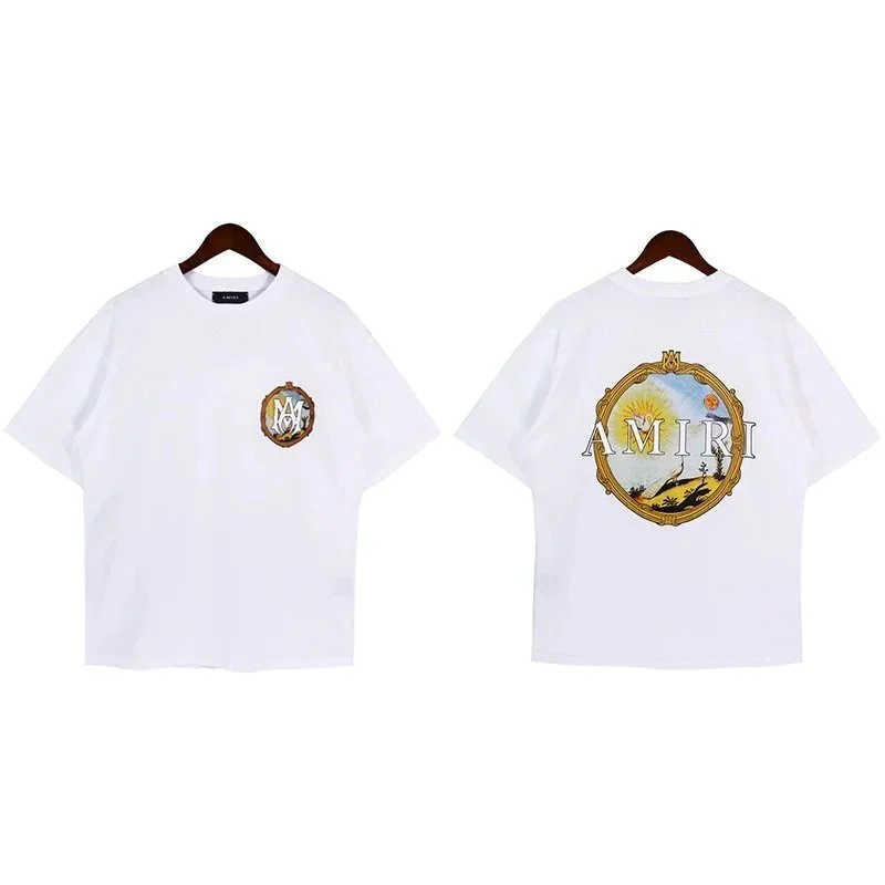 Amiri Amiri White AM Monogram T-Shirt White - 1