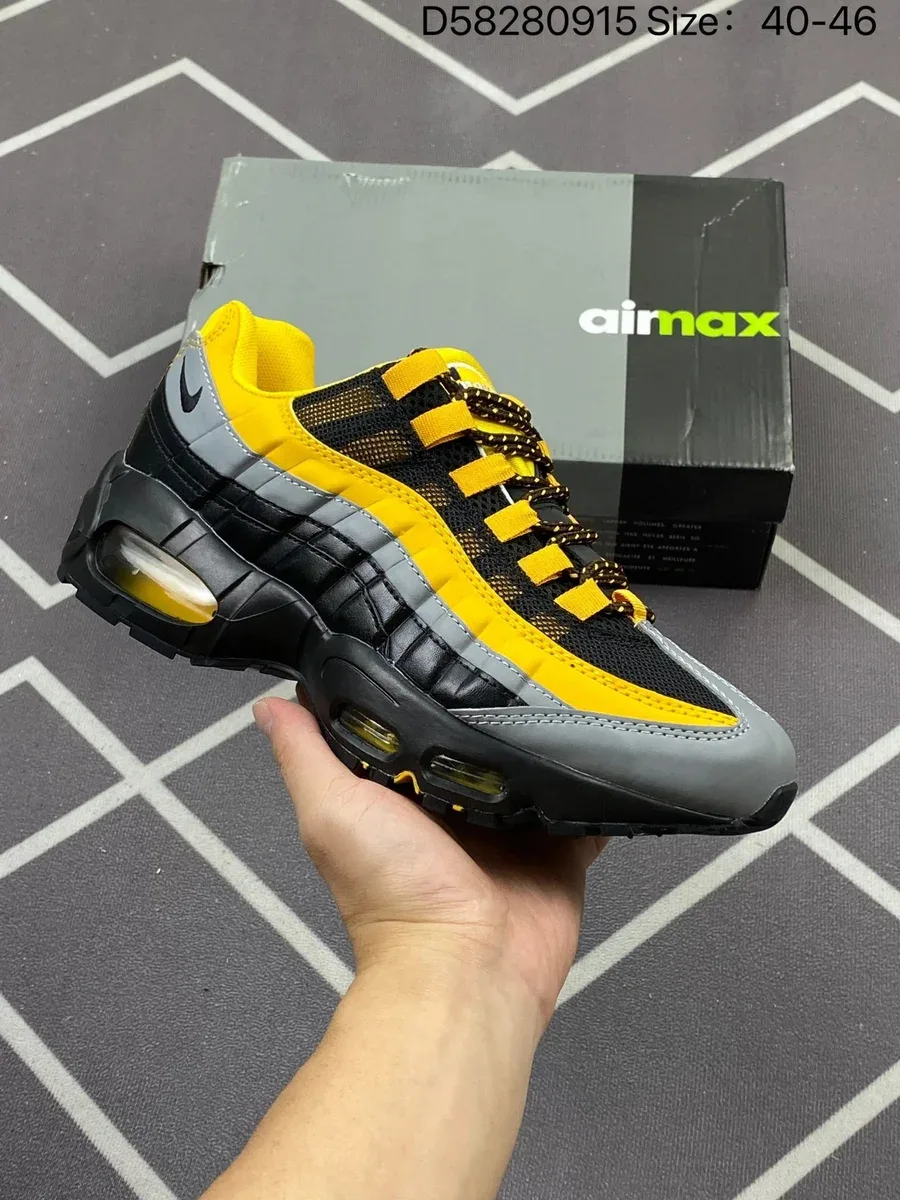 Nike Nike Air Max 95 Black/Yellow Sneakers Black - 1