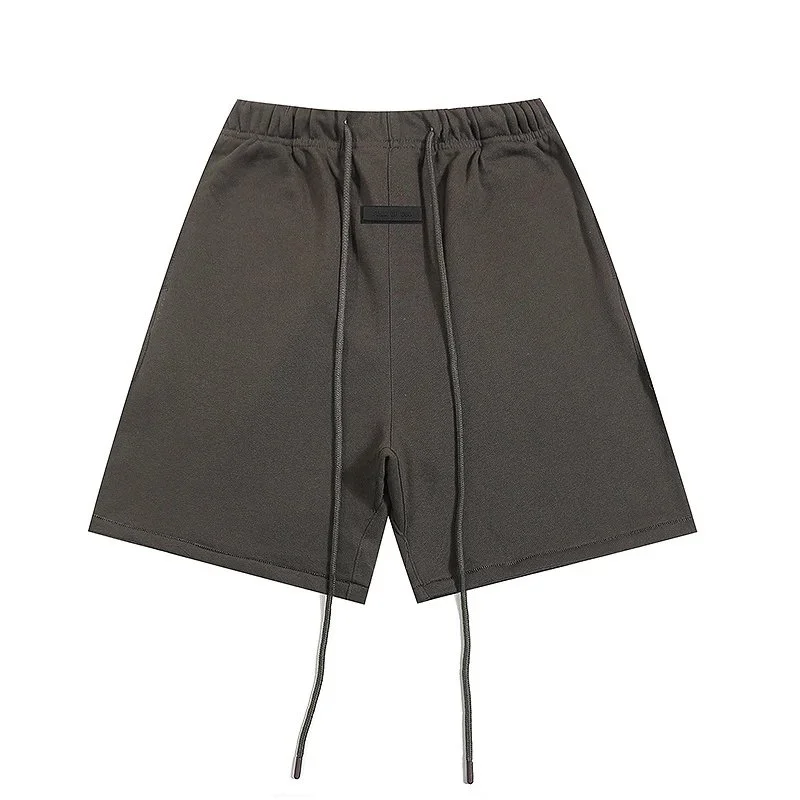 Fear of God Fear of God Solid Drawstring Shorts Grey - 1