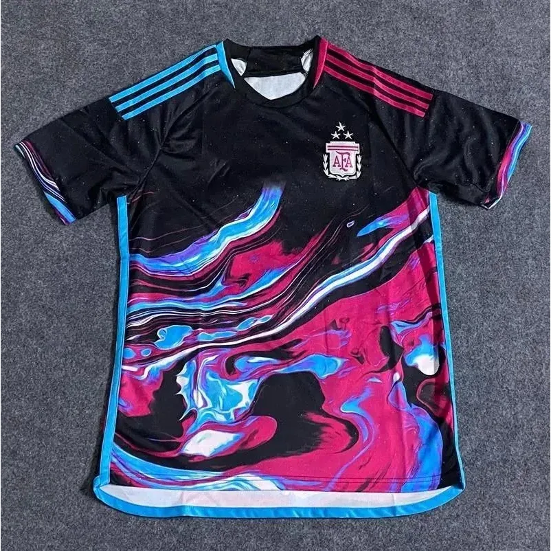 Adidas Adidas Argentina Away Jersey Black/Blue/Pink Black - 1