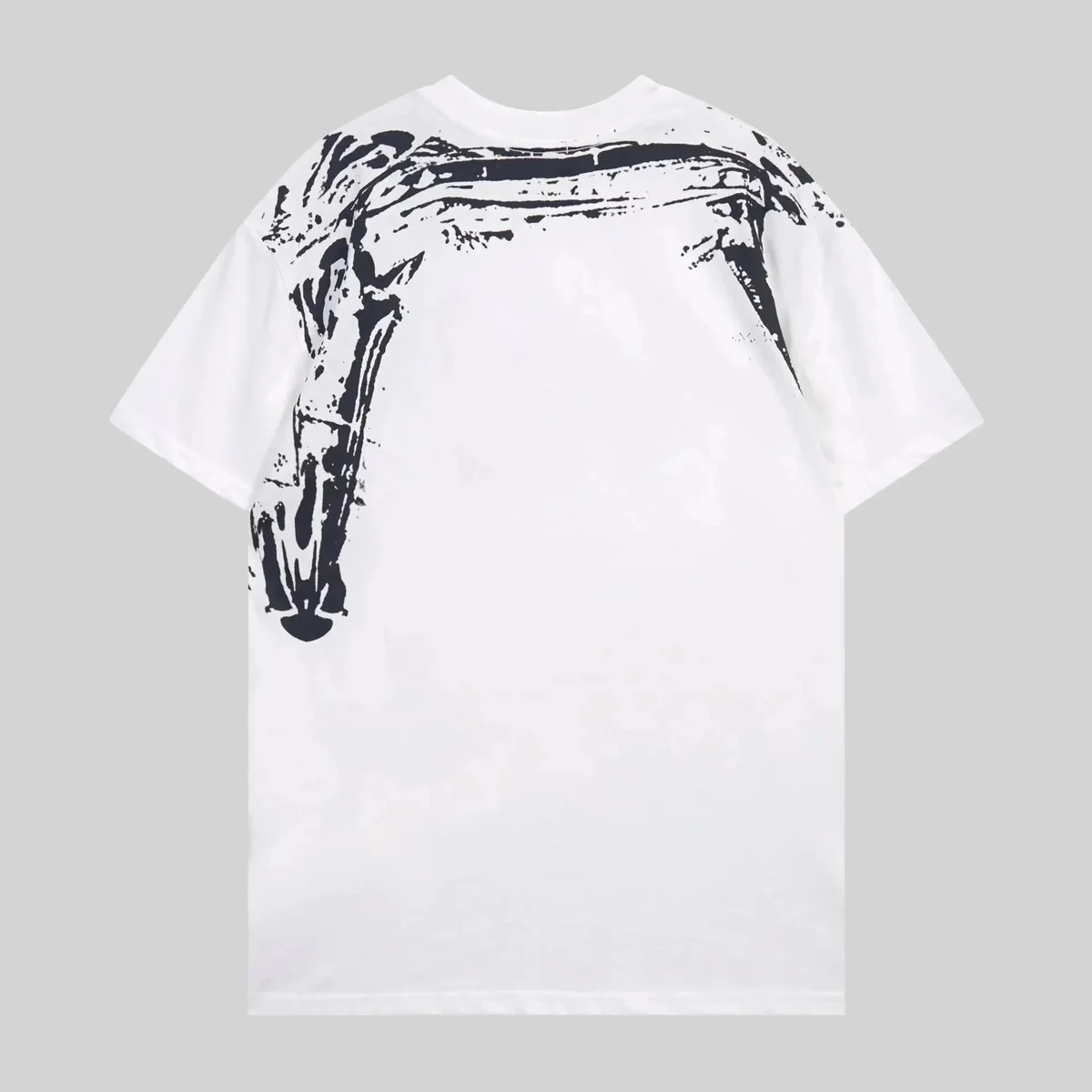 Other White Abstract Print T-Shirt White - 1