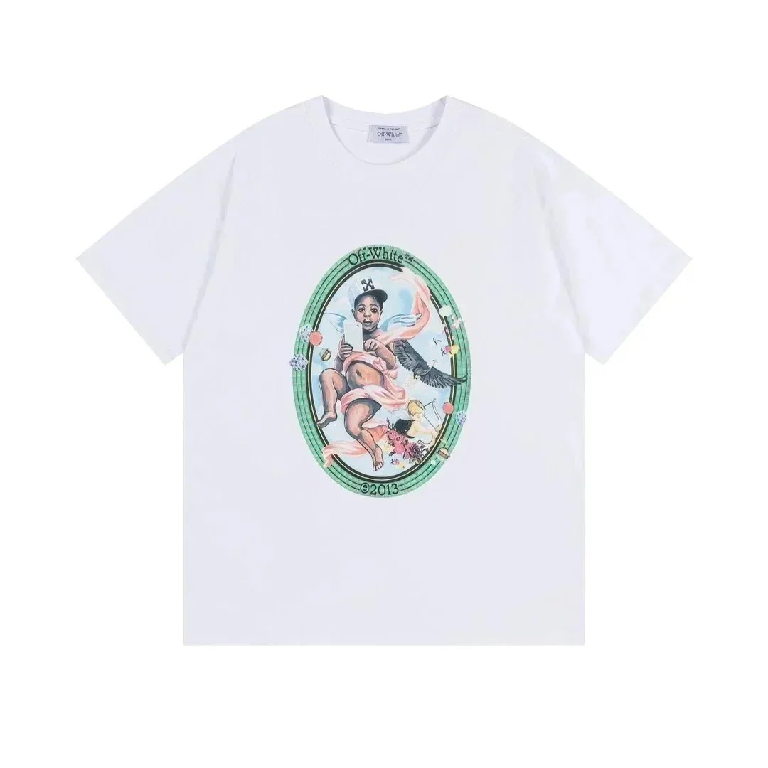 Off-White Off-White Out Of Office White Graphic T-Shirt White - 1