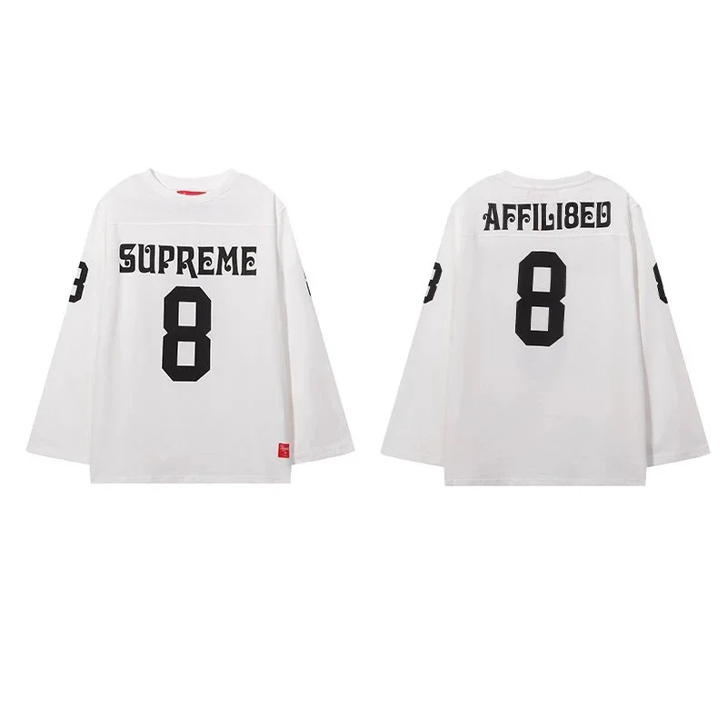 Supreme Supreme White 'Affiliated' Jersey T-Shirt White - 1