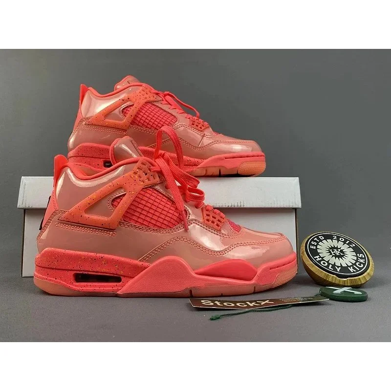 Jordan Nike Air Jordan 4 'Coral Reef' Sneakers Orange - 1