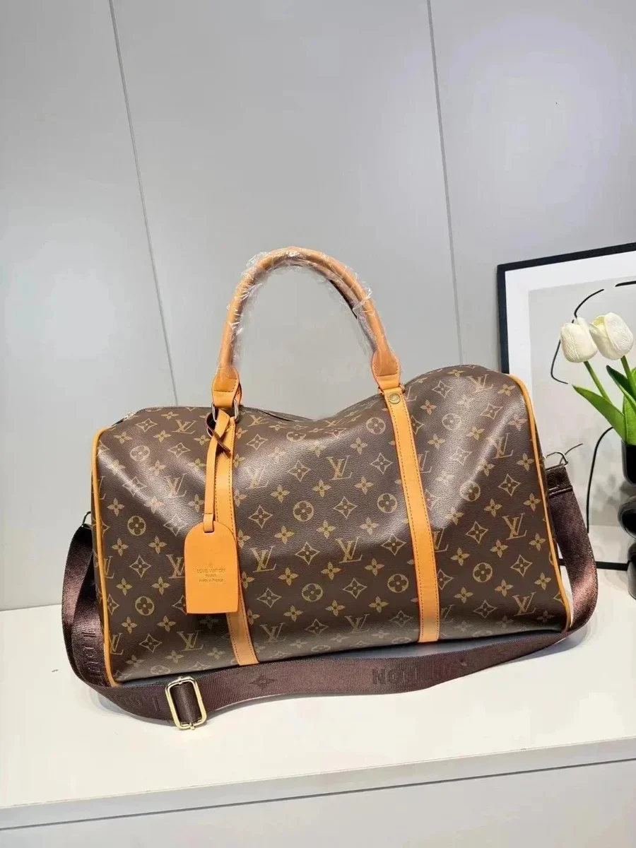 Louis Vuitton Louis Vuitton Keepall Monogram Travel Bag Brown