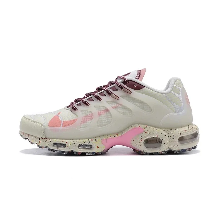 Nike Nike Air Max Plus Triple White Pink Sneakers White - 1