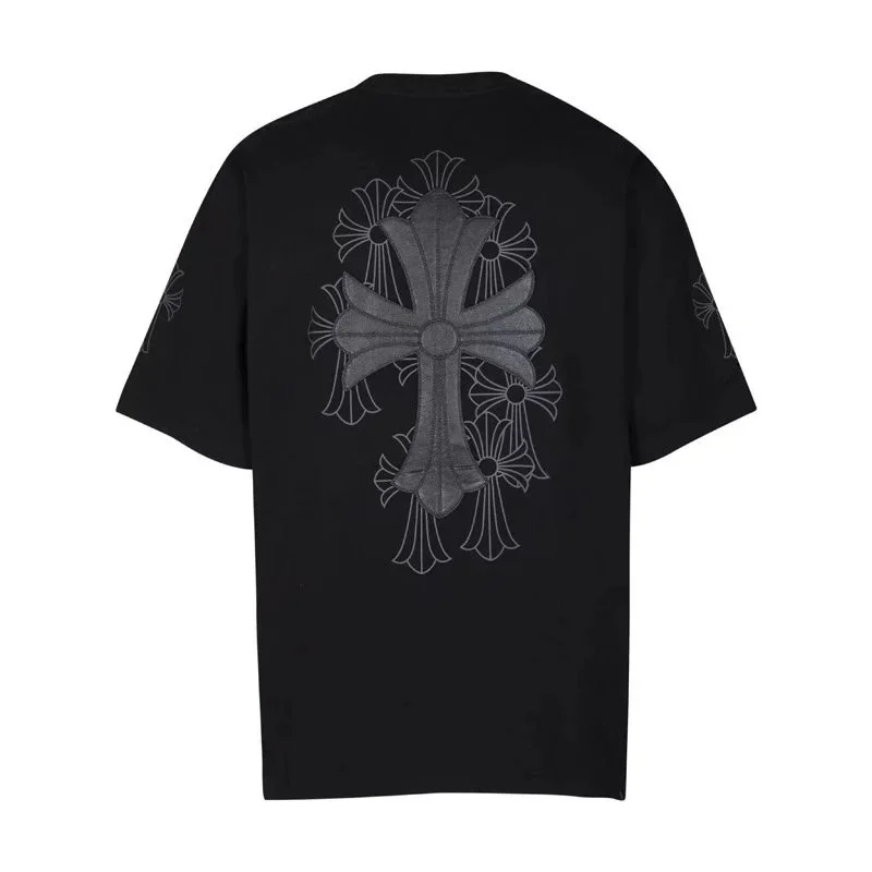 Chrome Hearts Chrome Hearts Cross Embroidery T-Shirt Black Black - 1