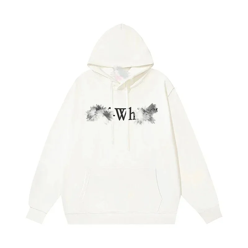 Off-White Off-White Out Of Office White Hoodie with Graphic Print White - 1
