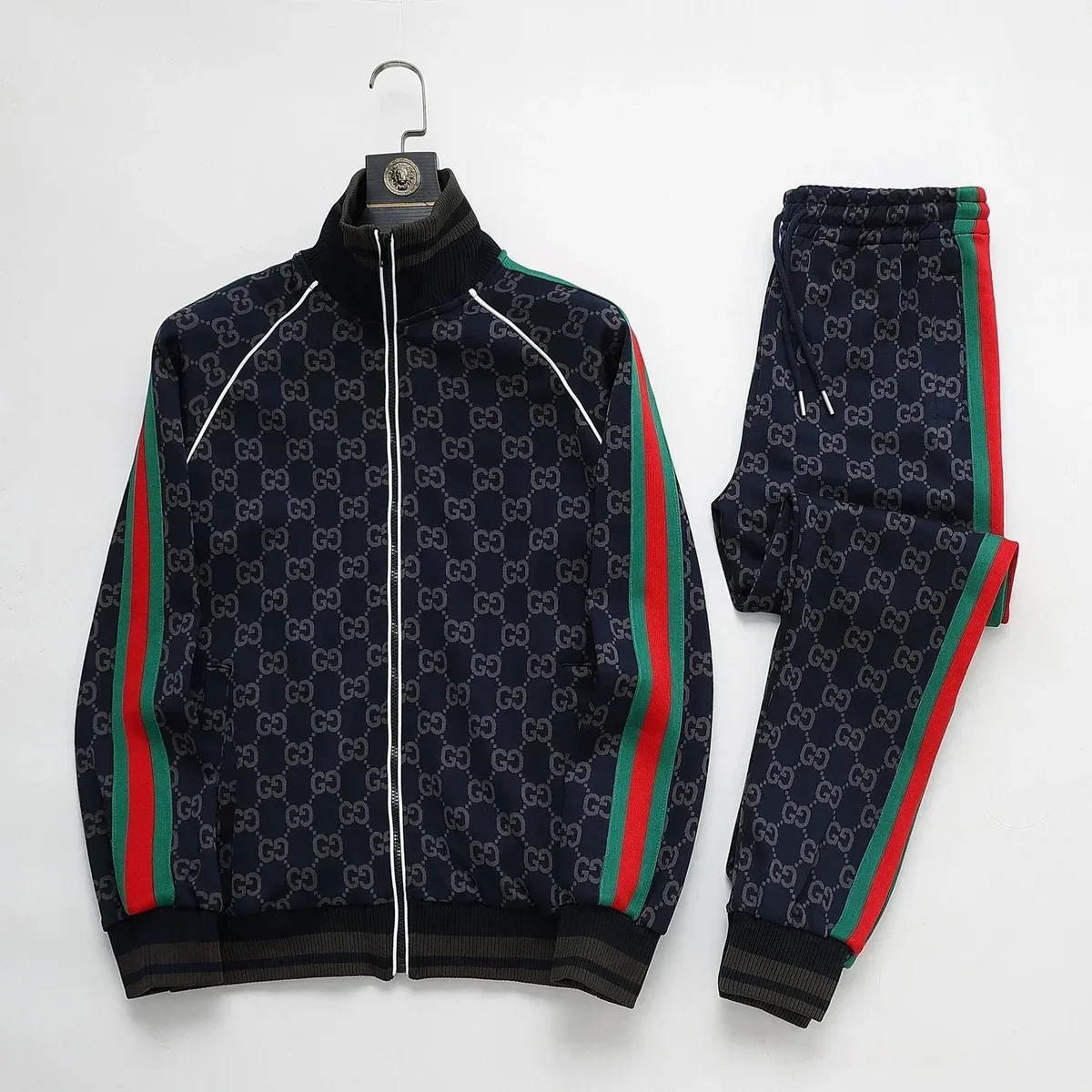 Gucci Gucci Re-Nylon Tracksuit Set Navy Blue Navy - 1