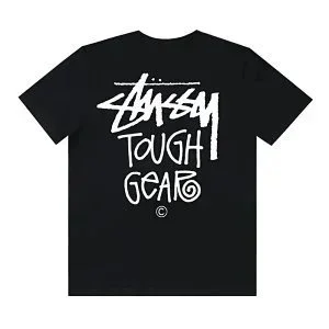 Stussy Stussy Black Tough Gear T-Shirt Black - 1