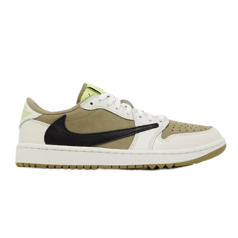 Jordan Nike Air Jordan 1 Low Olive Green Golf Sneakers Green