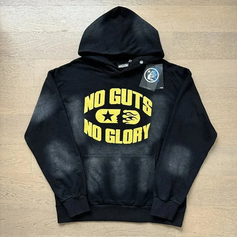 Other Black 'No Guts No Glory' Hoodie Black - 1