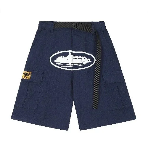 A Bathing Ape A Bathing Ape BAPE STA Navy Cargo Shorts Navy - 1