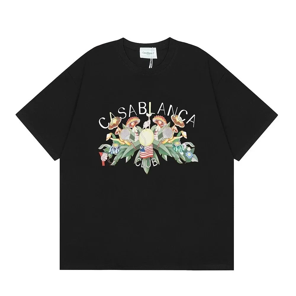 Casablanca Casablanca Club Black T-Shirt Black - 1