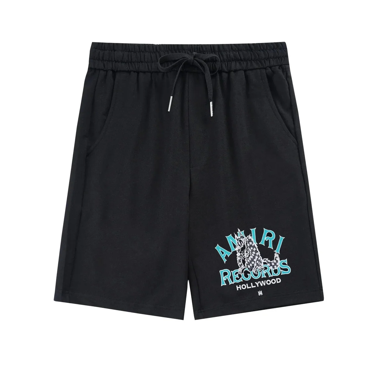 Amiri Amiri Black 'Hollywood' Graphic Shorts Black - 1