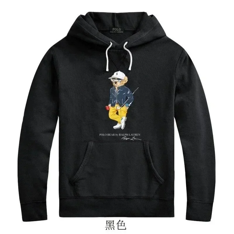 Polo Ralph Lauren Polo Ralph Lauren Polo Bear Black Hoodie Black - 1