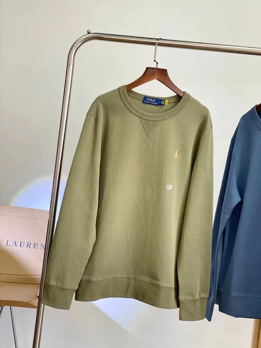 Polo Ralph Lauren Polo Ralph Lauren Olive Green Crewneck Sweatshirt Green - 1
