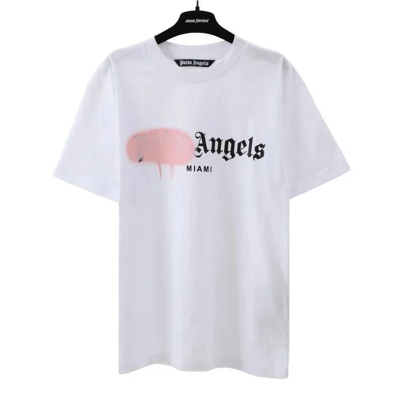 Palm Angels Palm Angels Angels Miami White T-Shirt White - 1