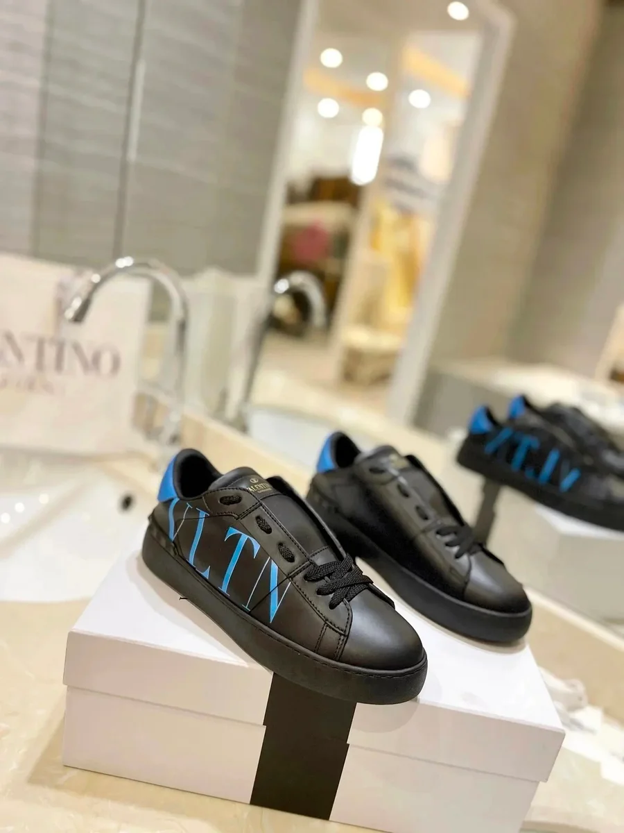 Valentino Valentino VLTN Black & Blue Sneakers Black