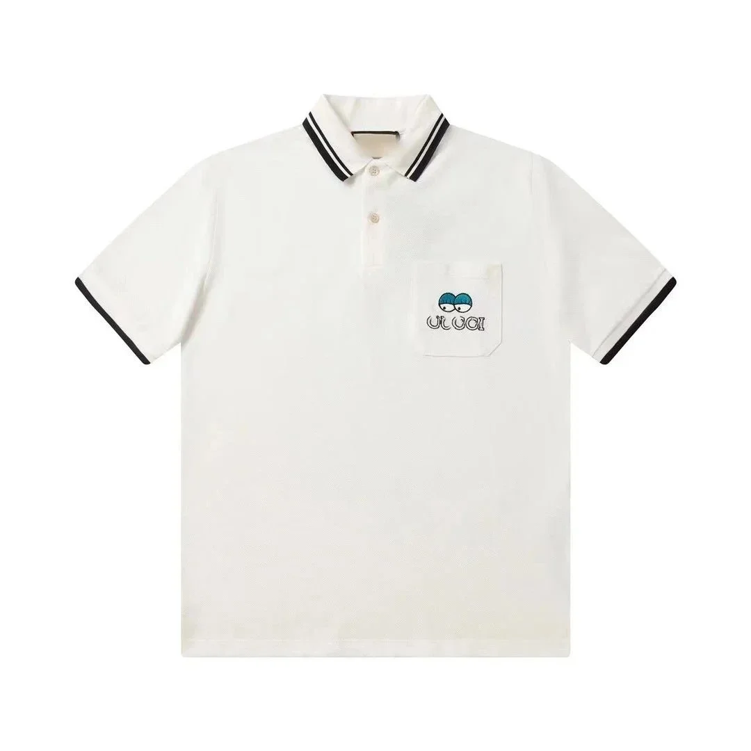 Gucci Gucci White Polo Shirt with Embroidered Logo White - 1