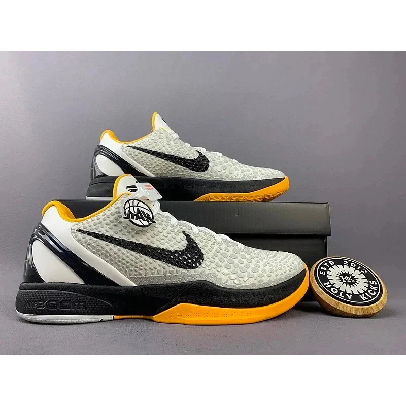 Nike Nike Air Zoom Kobe 6 'Holy Kicks' Basketball Sneakers White - 1