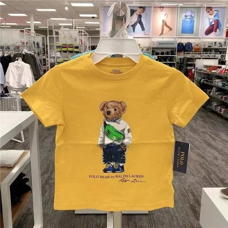 Polo Ralph Lauren Polo Ralph Lauren Polo Bear Yellow T-Shirt Yellow - 1