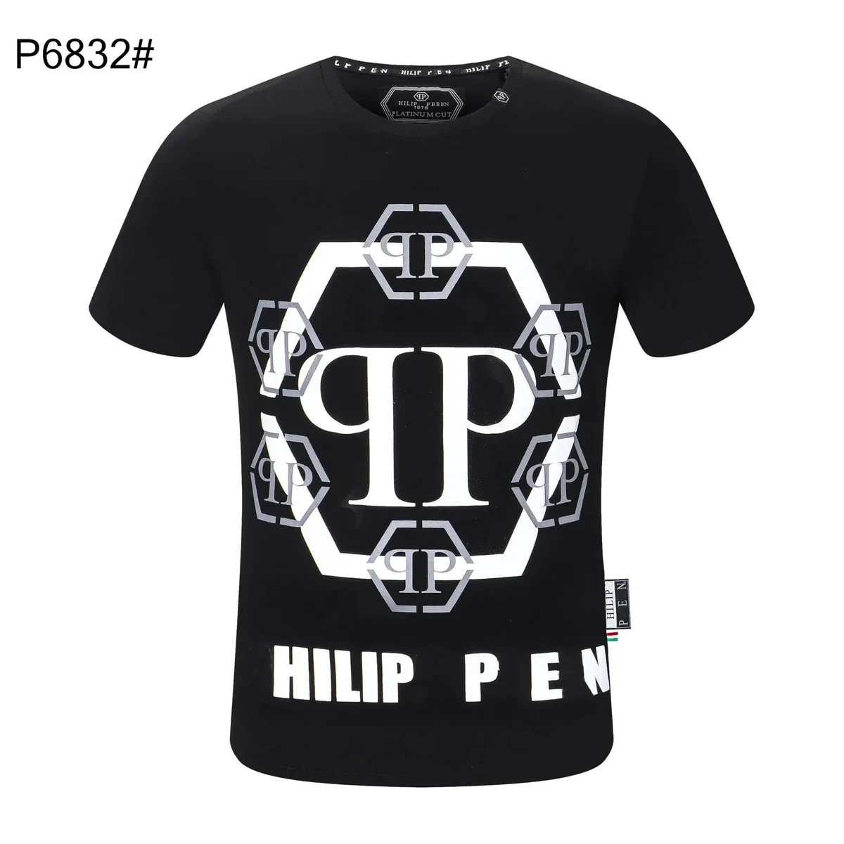 Philipp Plein Philipp Plein Black Logo T-Shirt Black - 1