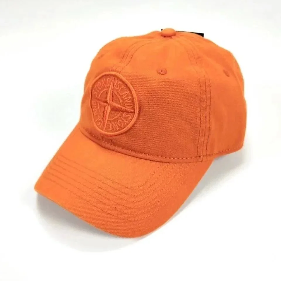 Stone Island Stone Island Orange Logo Cap Orange - 1