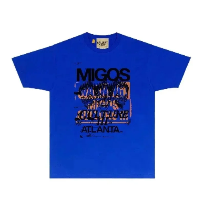 Gallery Dept. Gallery Dept. Migos Culture III Atlanta T-Shirt Blue - 1