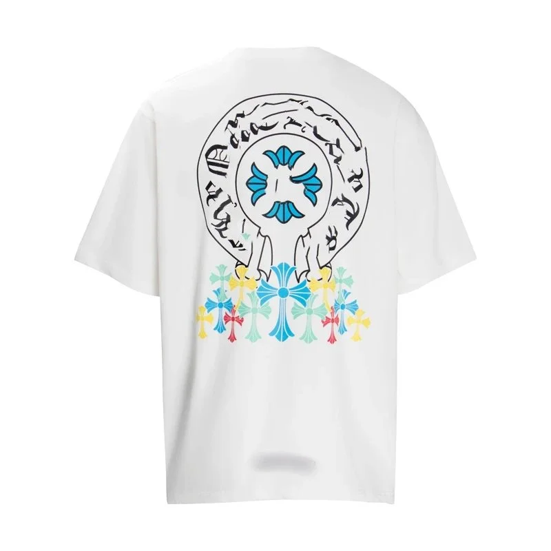 Chrome Hearts Chrome Hearts White Cross Print T-Shirt White - 1