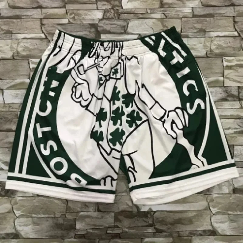 Mitchell & Ness Boston Celtics Shorts Basketball White - 1