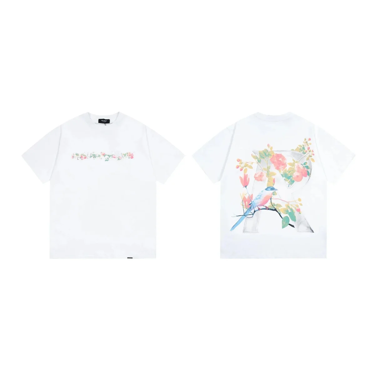 Kith White Floral Bird T-Shirt White - 1