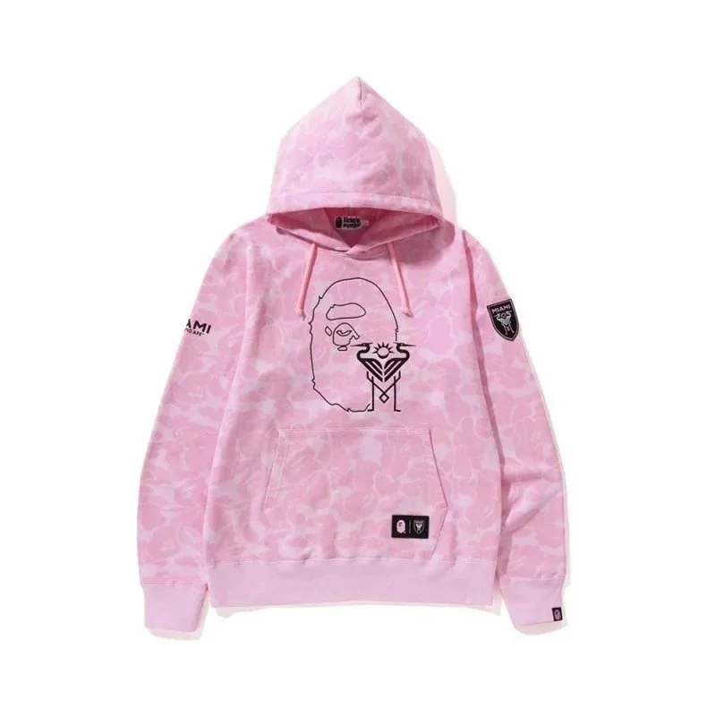 A Bathing Ape BAPE STA Pink Camo Hoodie