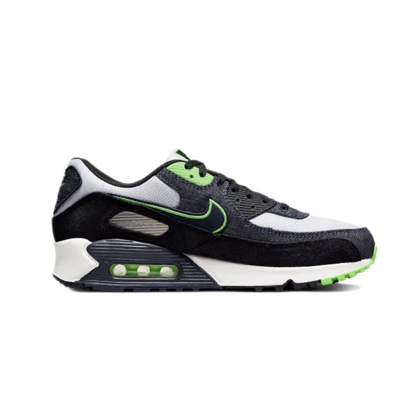 Nike Nike Air Max 90 Triple Black Sail Green Sneakers Black - 1