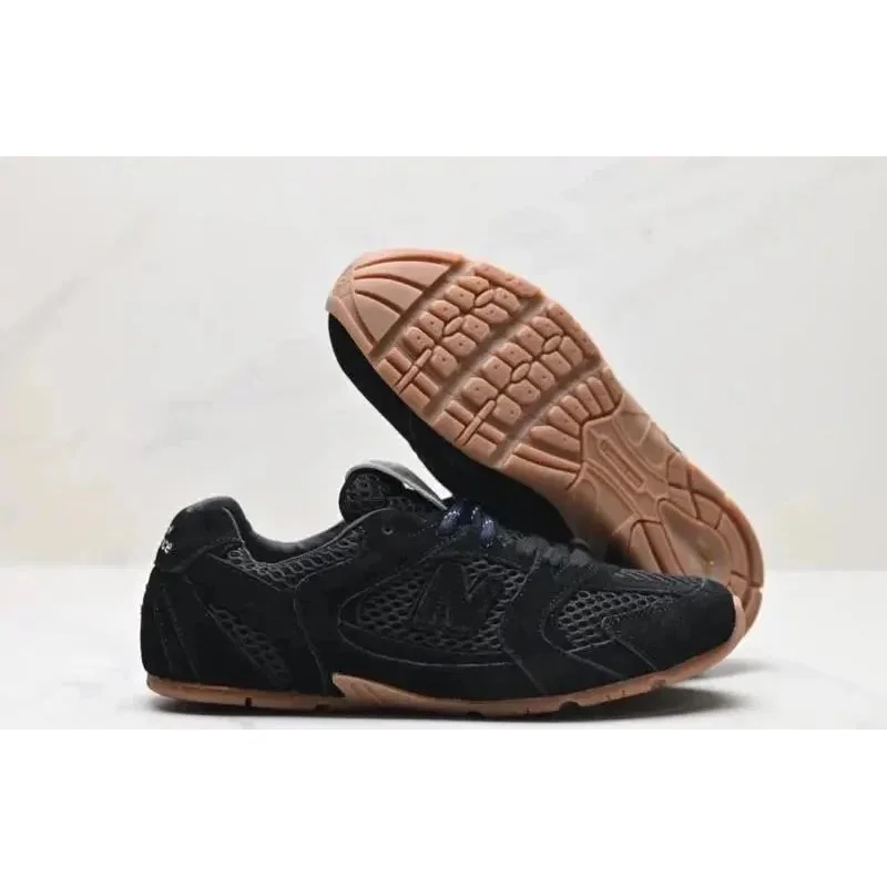 New Balance New Balance 574 Black Suede & Mesh Sneakers Black
