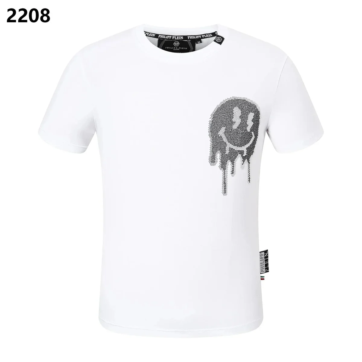 Philipp Plein Philipp Plein White Smiley Face T-Shirt White - 1