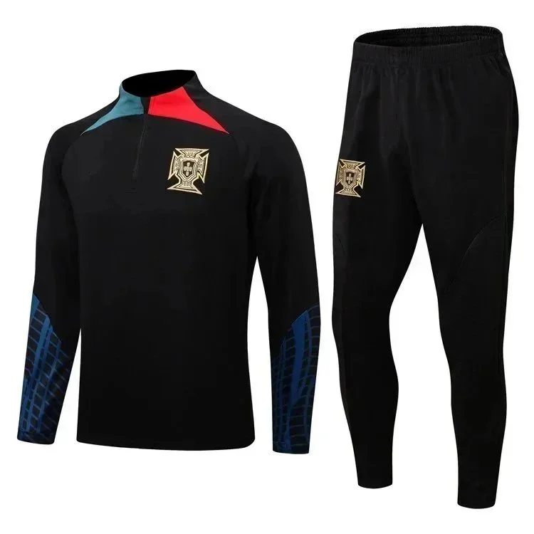 Other Black Portugal Training Suit with Gold Crest Black - 1